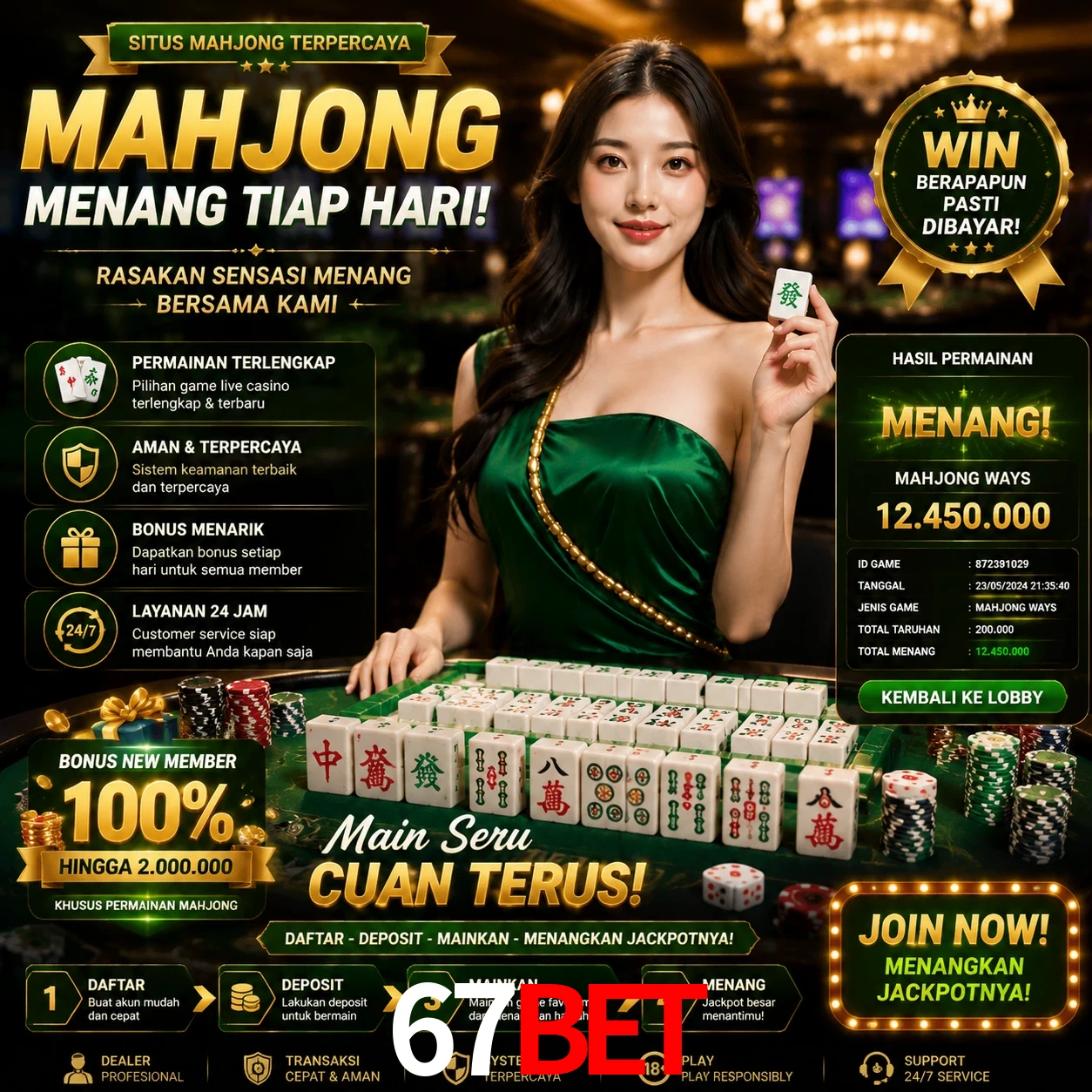 Cashback VIP 67bet - reembolso semanal
